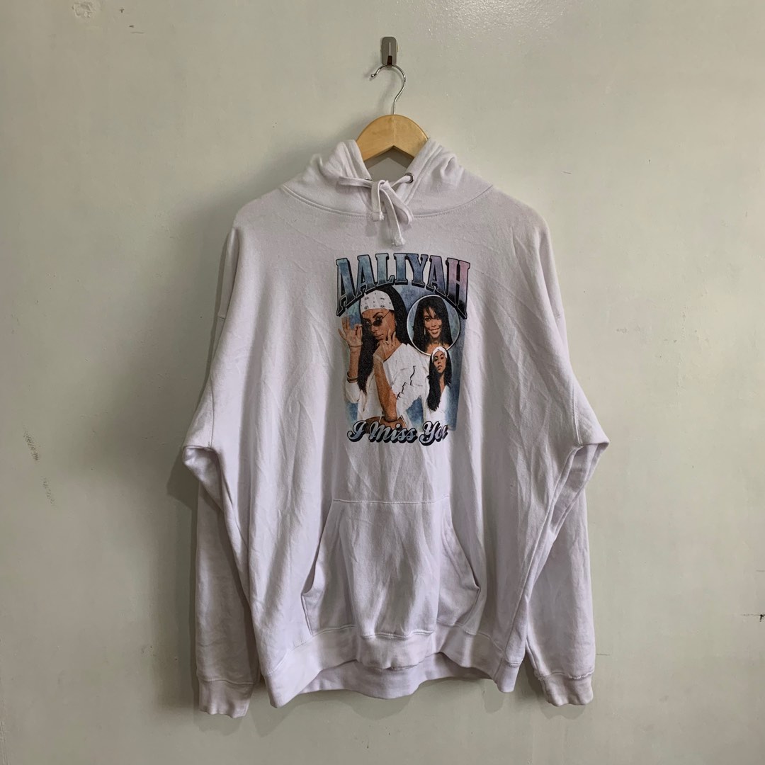 Official Aaliyah Hoodie Men s Fashion Tops Sets Hoodies on Carousell