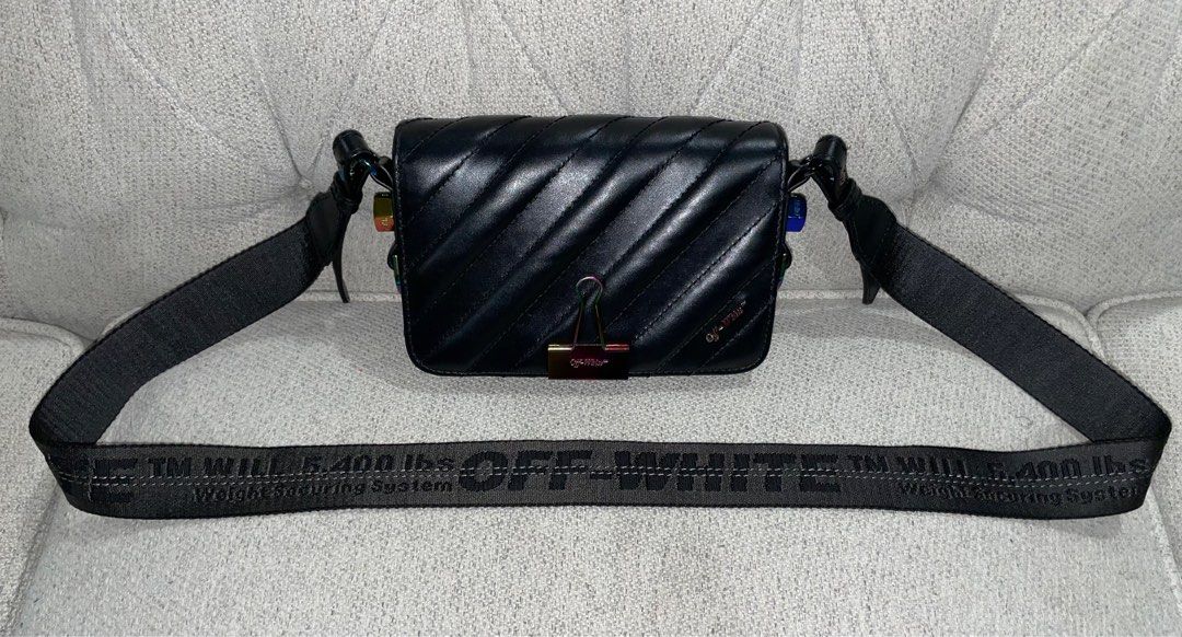 Off white holographic bag sales