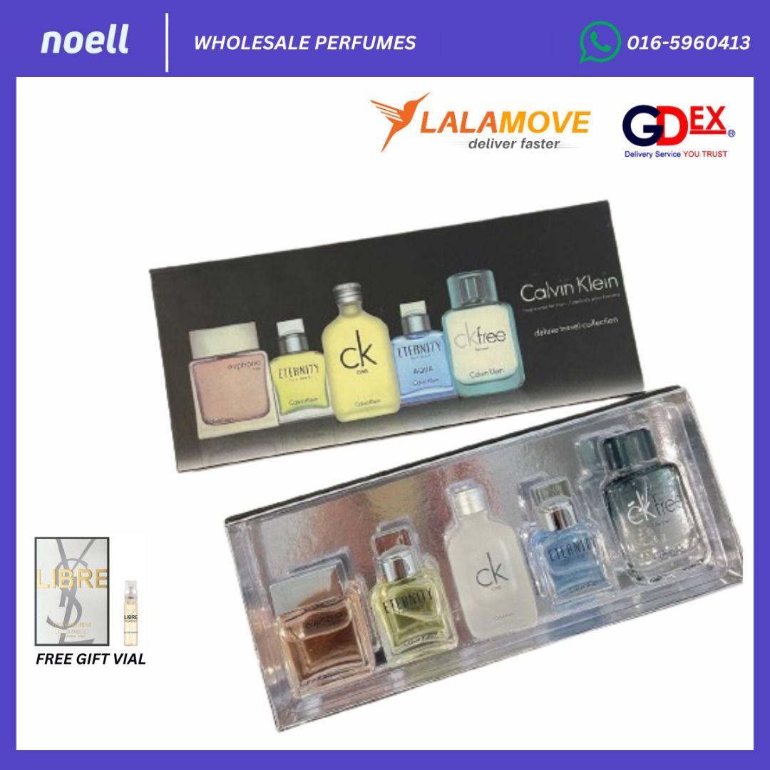 Calvin klein perfume set of 5 price hotsell