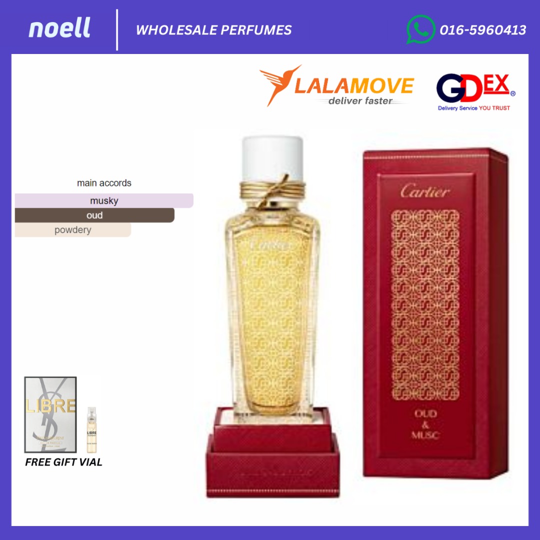 ORIGINAL AUTHENTIC READY STOCK CARTIER OUD MUSC 75ML PERFUME