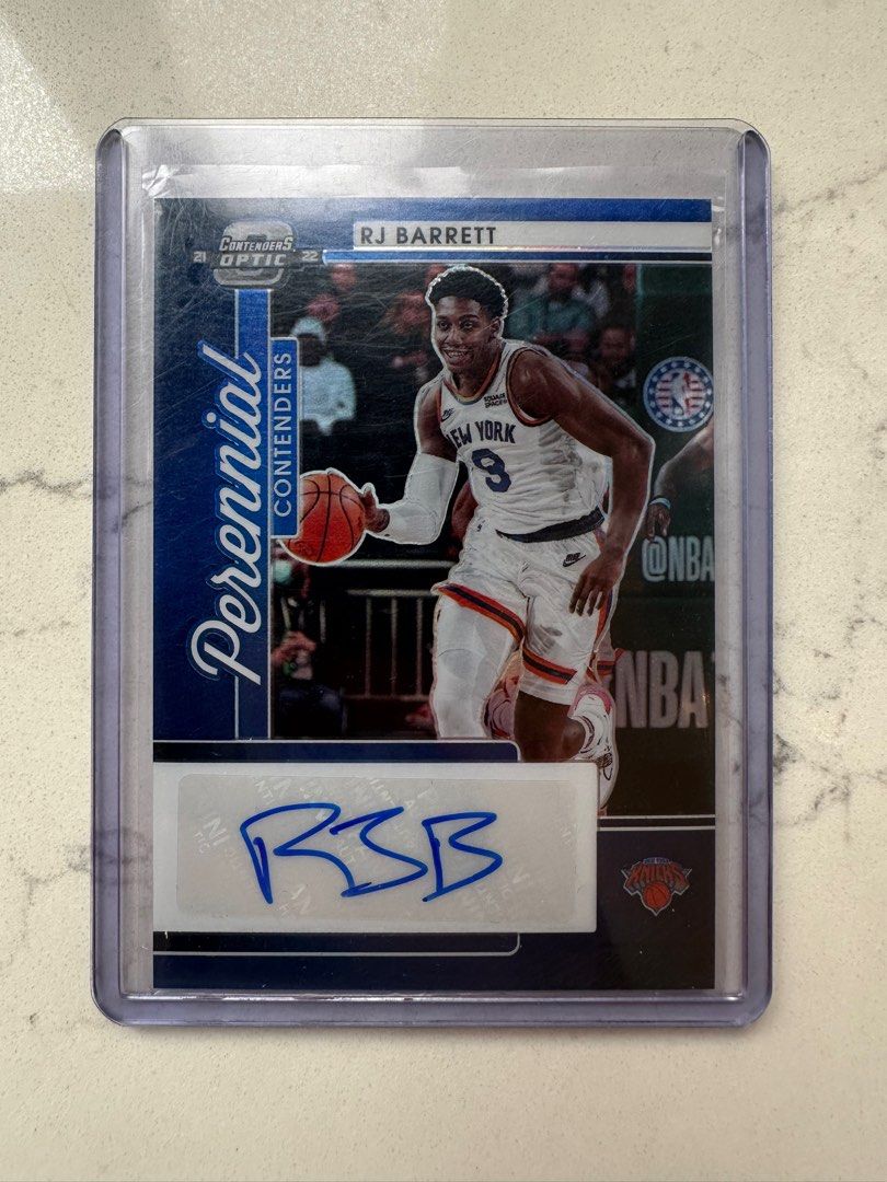RJ Barrett /5 サインカード （NBA 1920 DONRUSS OPTIC BASKETBALL 