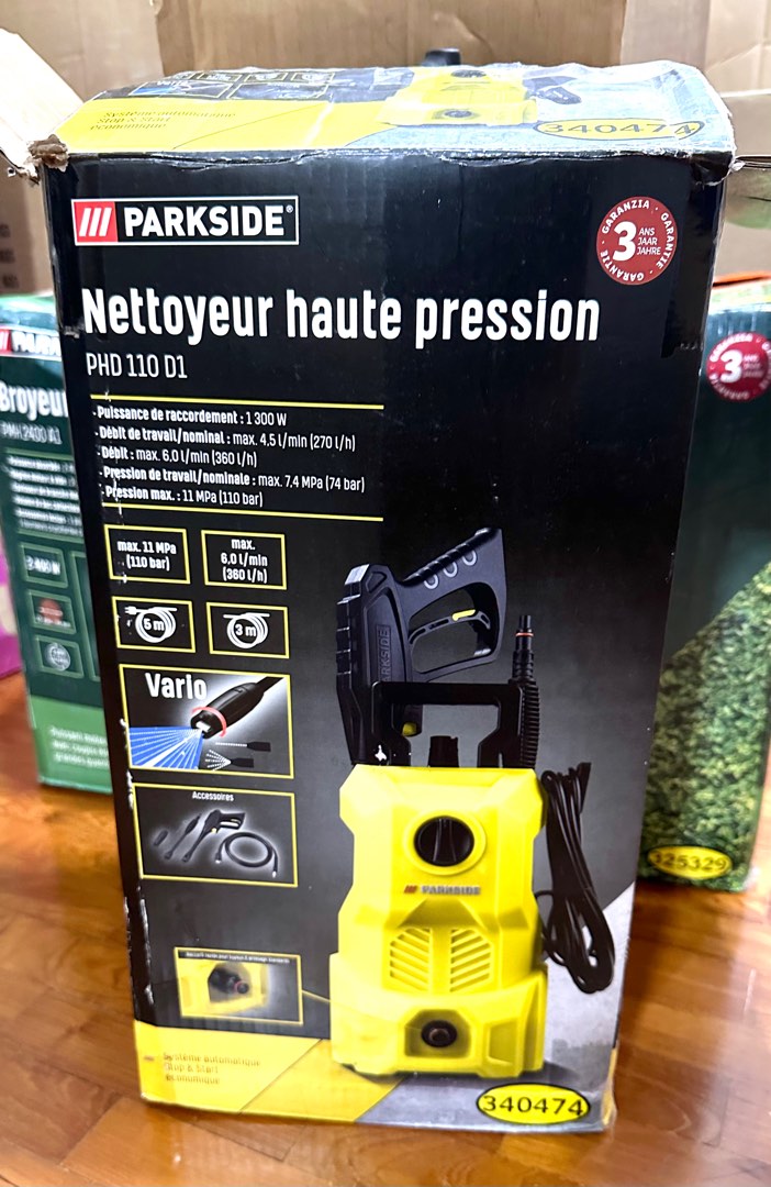Parkside 1300w sales pressure washer