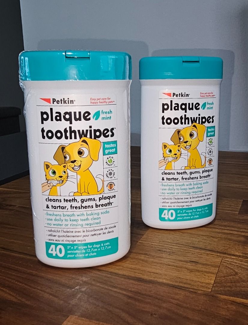 Petkin tooth cheap wipes