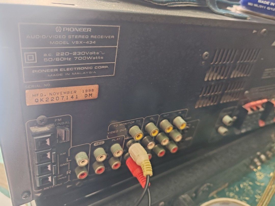 Pioneer AV stereo Receiver VSX 434, Audio, Soundbars, Speakers ...