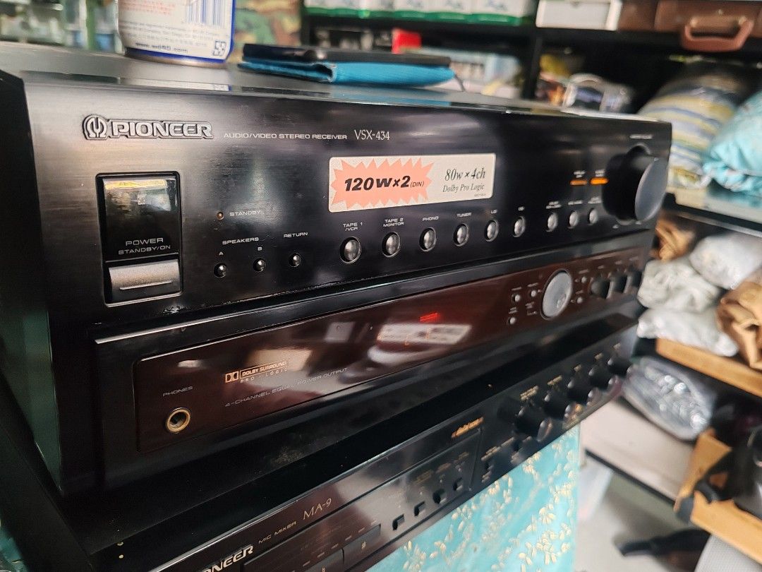 Pioneer AV stereo Receiver VSX 434, Audio, Soundbars, Speakers ...