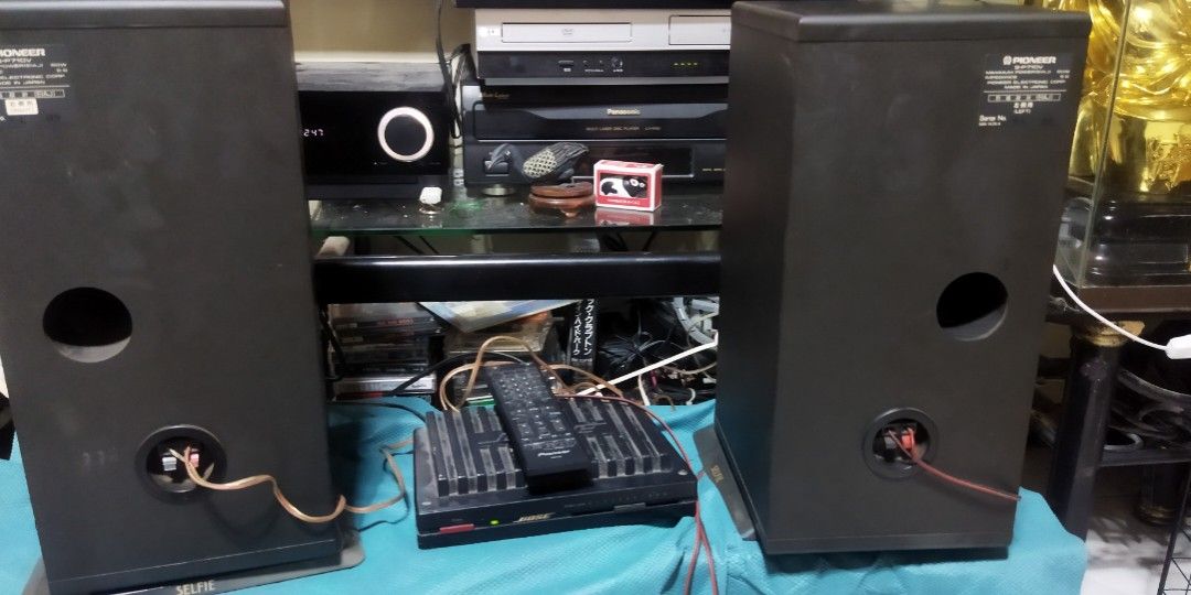 Pioneer S-P710V 3 Way Speaker (Category: Soundbars, Speakers & Amplifiers) located in Pasay City. Submitted by marineljapansurplus (Listing ID 1277140490, Image 3). Description: Pls read. Basahin mo Muna.. Price, Specs, location posted to Refrain from asking.. Pioneer 3 way speaker Model: S-P710V Made in Japan Impedance 6 ohms Max power 60W Condition: Working Bookshelf Dimension: 15" x 7" x 8¼" SPEAKER ONLY ampli not included Issues: edging (mada