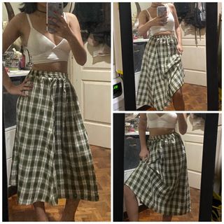 Checkered top skirt philippines