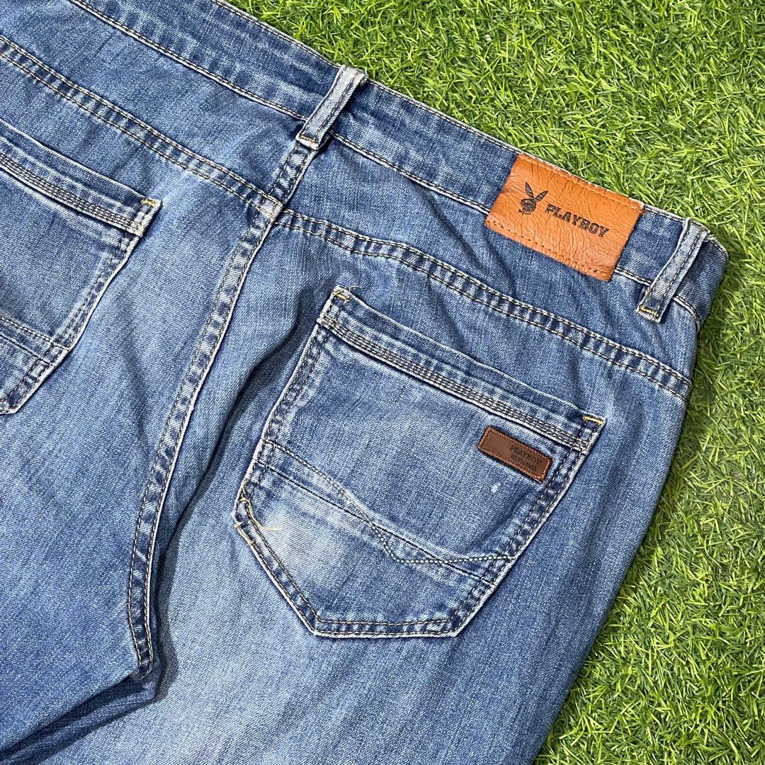 PLAYBOY PANTS (Category: Jeans) located in Villaverde. Submitted by bakatzy_secondhand_garments (Listing ID 1277315452, Image 3). Description: Size inches 36 waistline 40 length 8 leg opening.