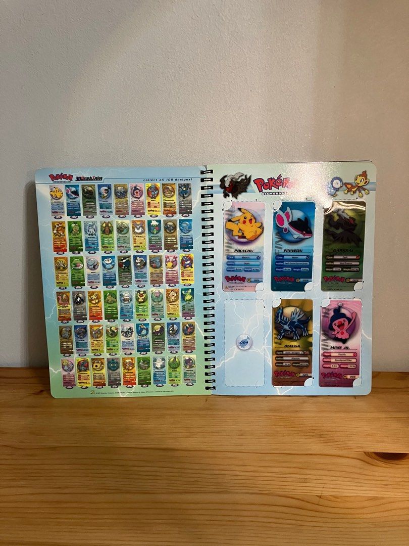 Pokemon Booktabs Diamond & Pearl Book Bookmarks DS 3DS Switch, Hobbies ...