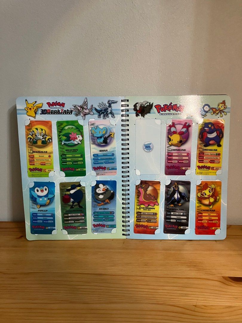 Pokemon Booktabs Diamond & Pearl Book Bookmarks DS 3DS Switch, Hobbies ...