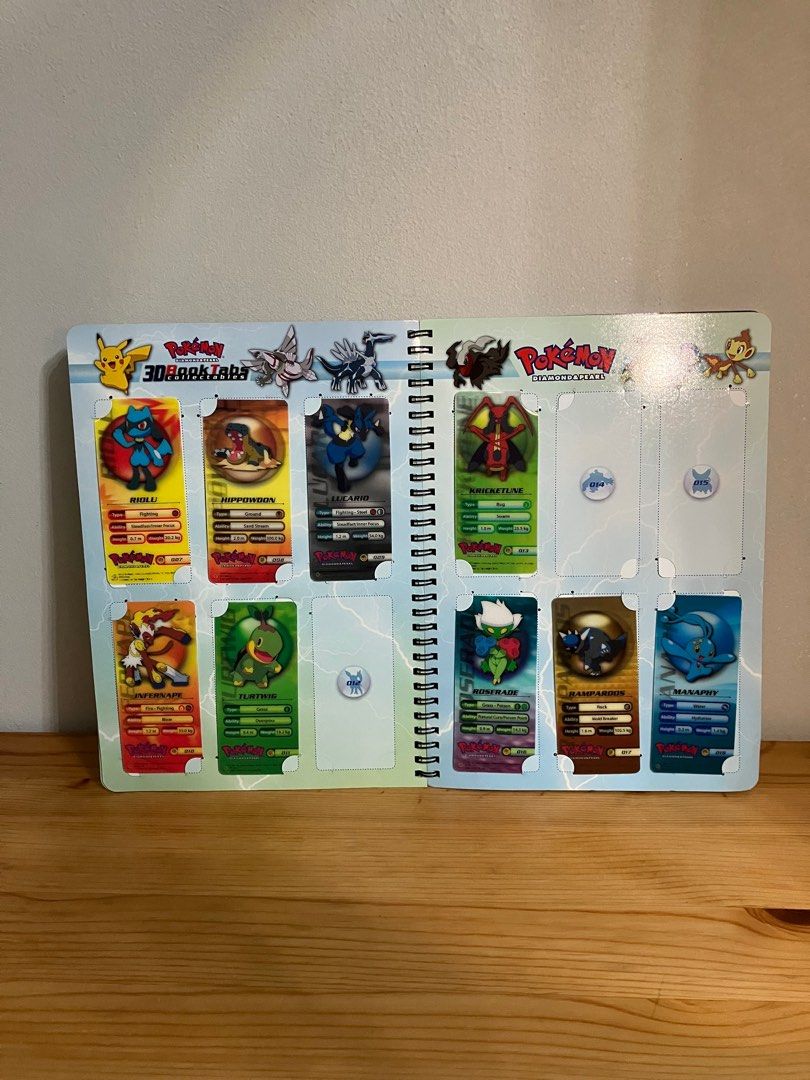 Pokemon Booktabs Diamond & Pearl Book Bookmarks DS 3DS Switch, Hobbies ...