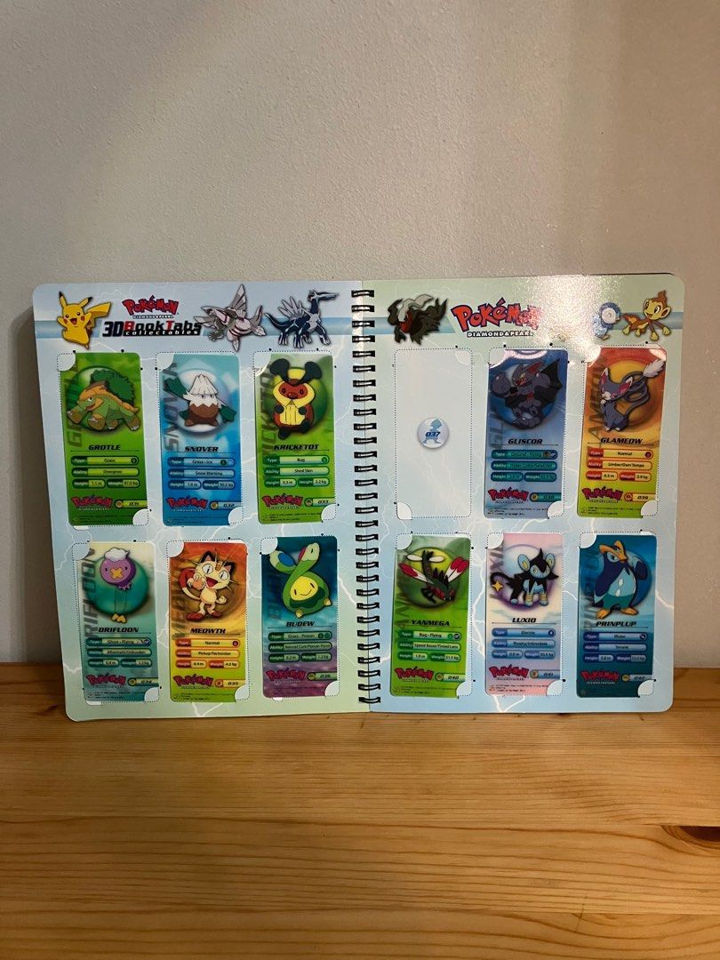 Pokemon Booktabs Diamond & Pearl Book Bookmarks DS 3DS Switch, Hobbies ...