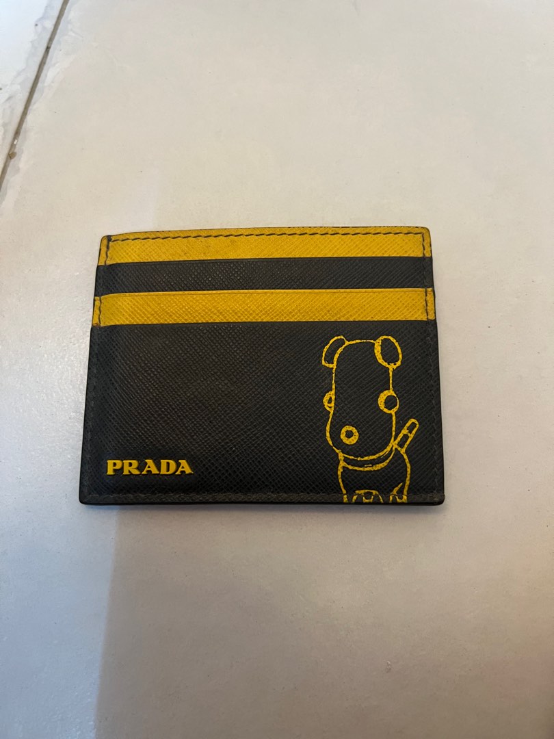 Prada Malia Dog Card Holder Negotiable