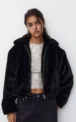 Pull and bear faux fur outlet