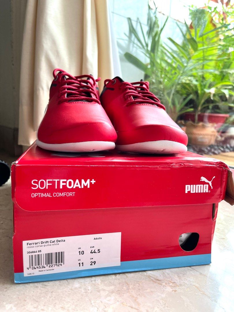 Puma ferrari red casual cheap shoes