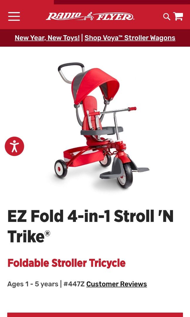 Radio flyer ez fold trike 2025
