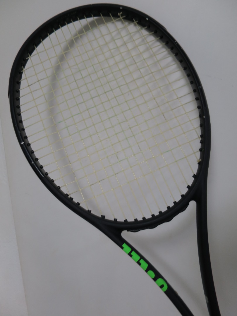 Rare Wilson Blade 98 v6.5 BLACK Edition L2 98sq 16x19 with Babolat Touch Tonic Countervail