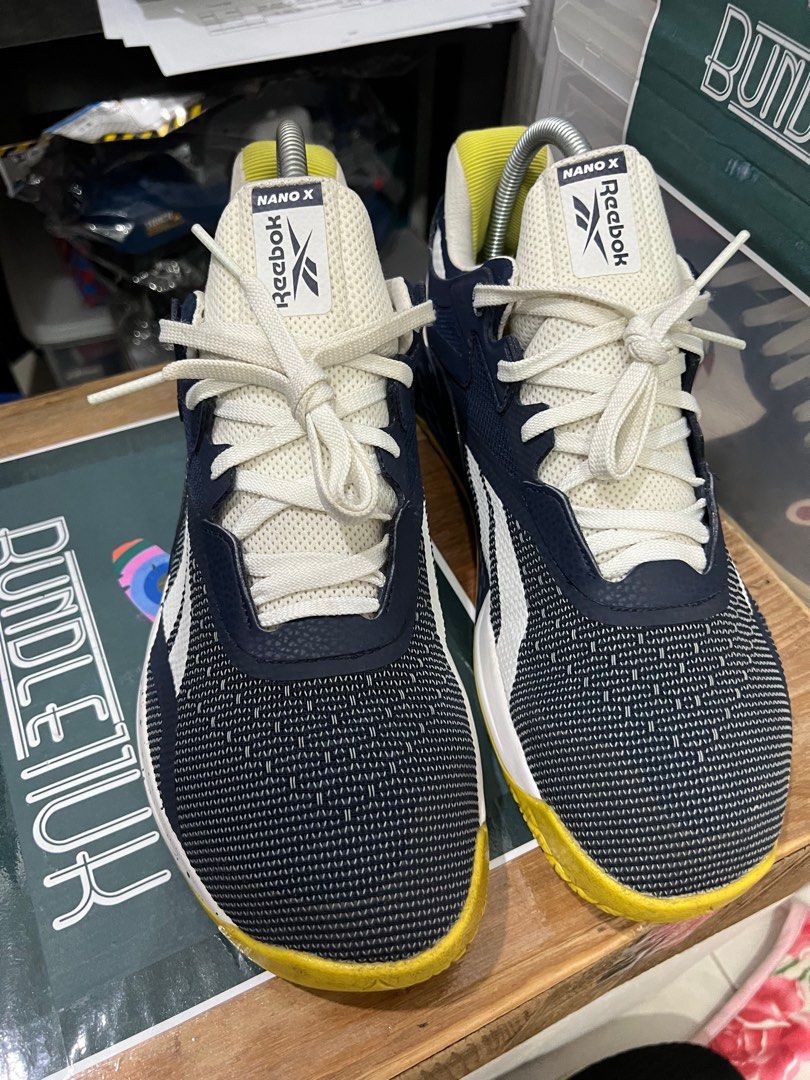 Reebok Nano X Vector Navy White Yellow 11UK Everything Else