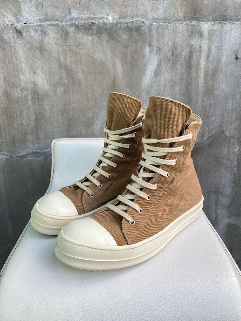 Rick Owens Drkshdw Canvas Ramones High Top