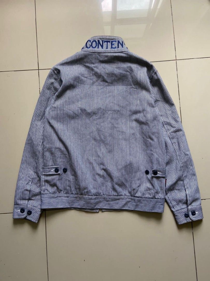 Hickory stripe garage jacket hot sale