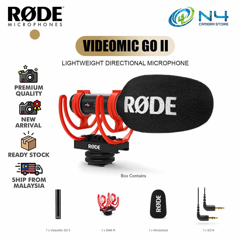 RODE VideoMic GO II, Audio, Microphones on Carousell