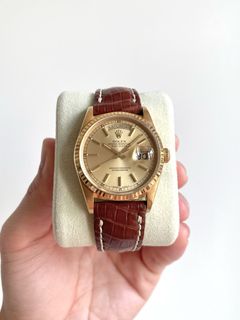 Real hot sale gold rolex