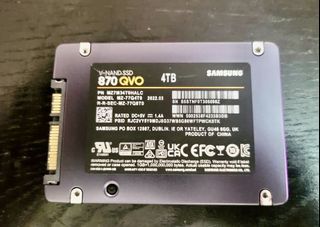 SAMSUNG 870 QVO SSD 4TB SATA III 2.5' MZ-77Q4T0BW