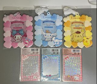 Sanrio japan home my melody pompompurin pochacco cinammoroll photocard holder and sleeves