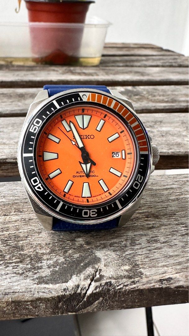 Seiko Diver Samurai SRPC07 Men s Fashion Watches Accessories