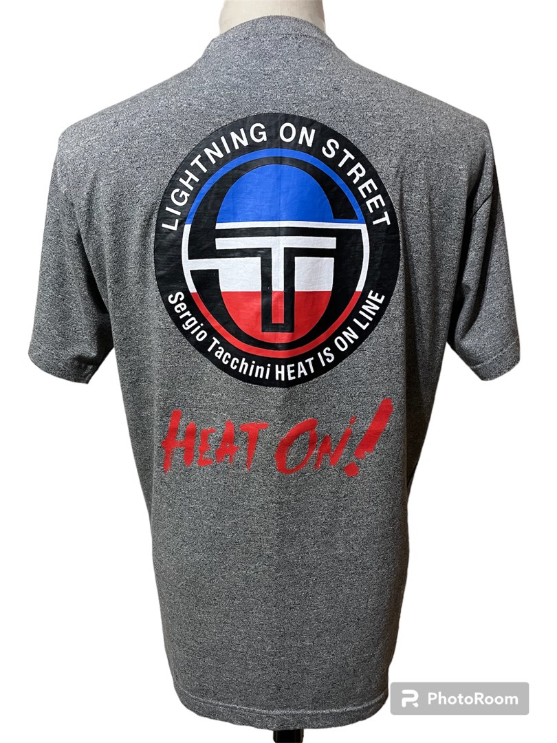 Sergio Tacchini AYME VELOUR - T-shirt Imprimé - Pelican