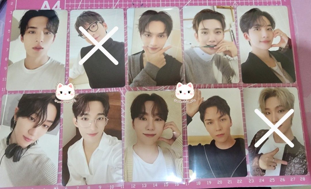 SEVENTEEN Season's Greeting 2024 SG24 Photocards and Timecard set