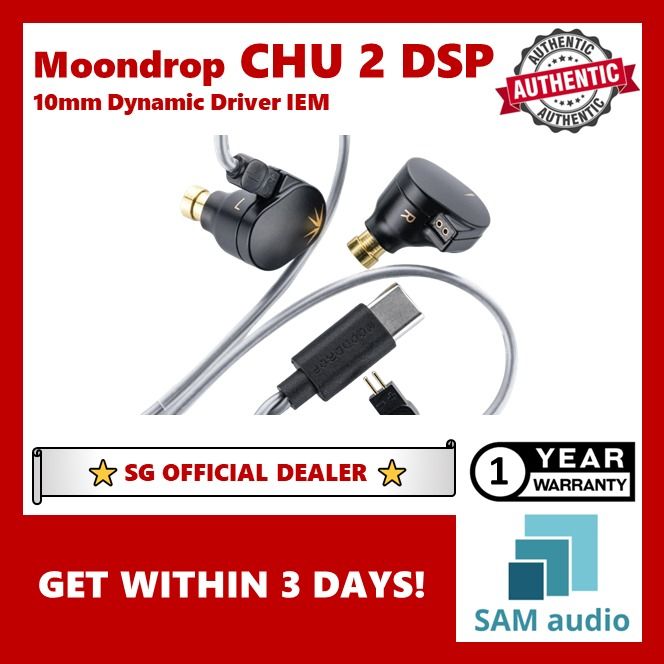 Moondrop Chu II DSP: Dynamic headphones with signal processor