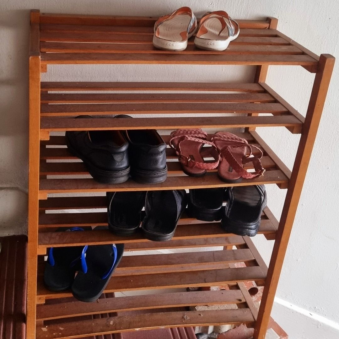 Cheap wooden sales shoe rack