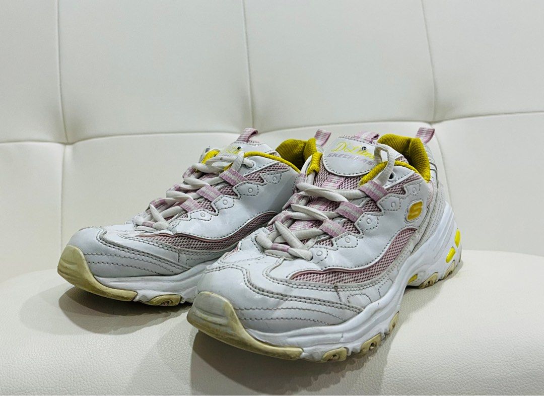 Skechers d sale lites 2 yellow