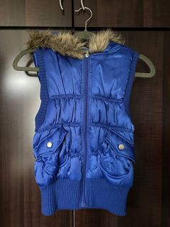 Down vest hoodie sales