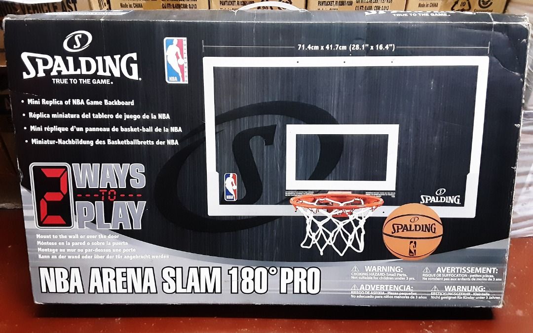 Spalding 180 Arena Slam Over-The-Door Basketball Hoop