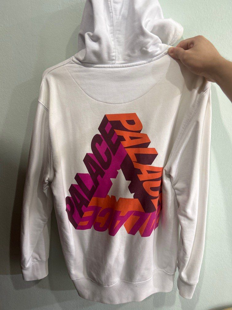 STEAL Palace P3D hoodie tie ferg Tri colour multi colour OG white