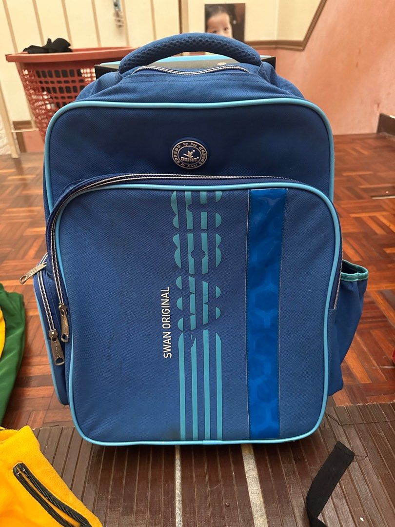 Swan trolley school bag discount