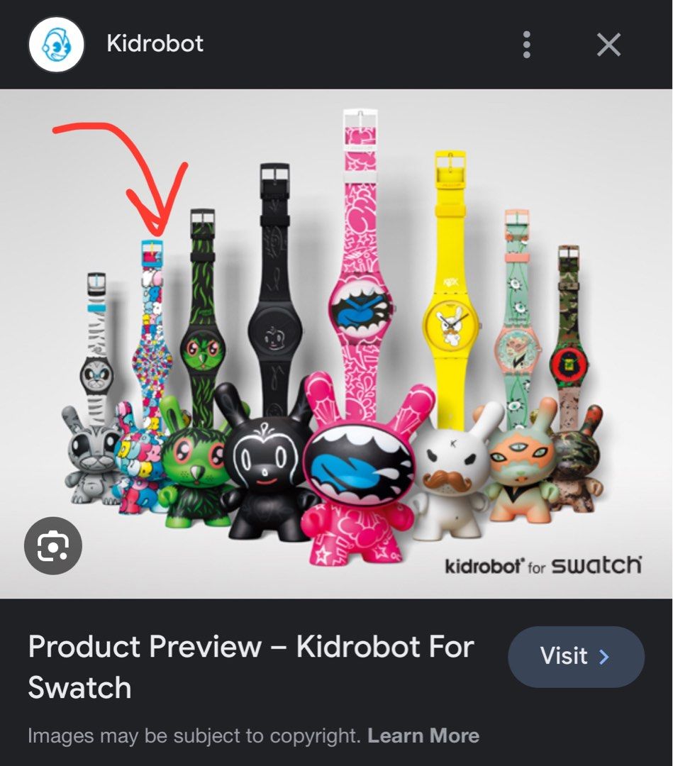 Swatch kidrobot cheap