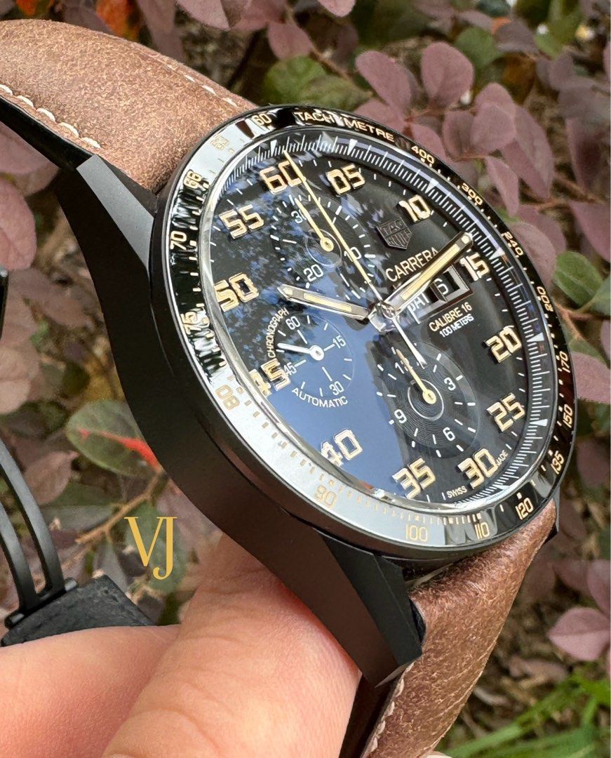 Tag heuer carrera top calibre 16 black titanium