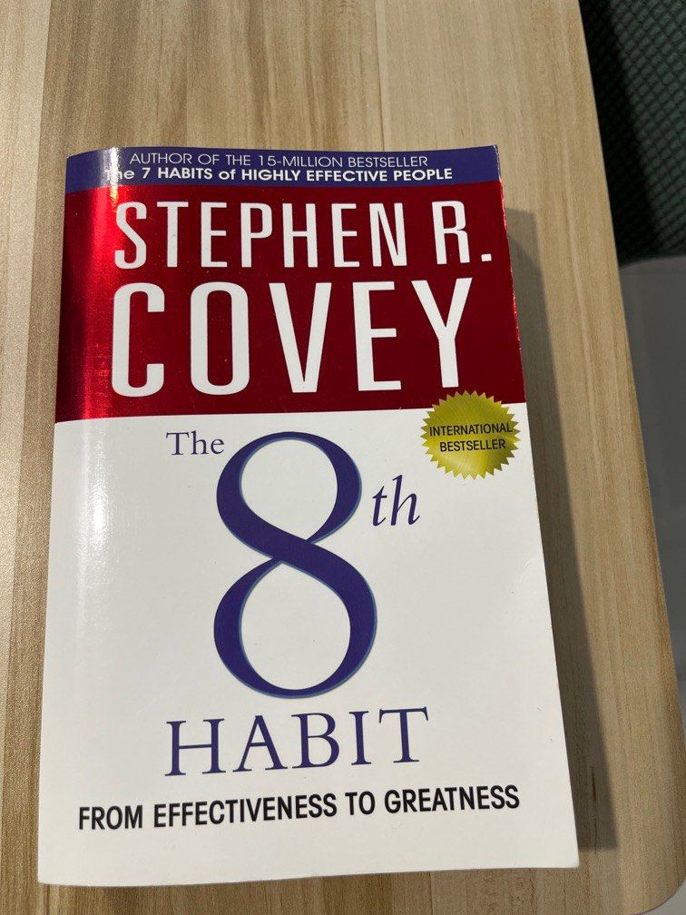The 8th habit by Stephen Covey, Hobbies &amp; Toys, Books &amp; Magazines ...
