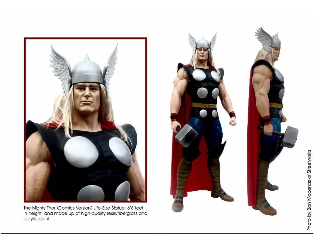The Mighty Thor Comics Ver. Life-Size Collectible, Hobbies & Toys, Toys ...