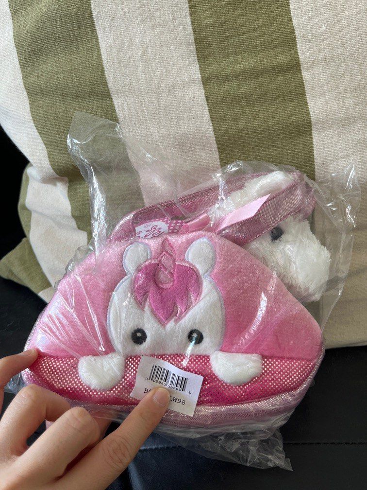 White unicorn bag hotsell