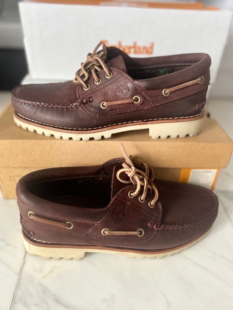 Timberland mens bradstreet 3 eye boat shoes discount