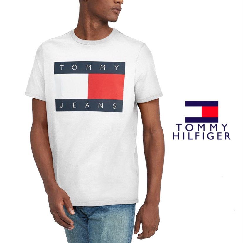 TOMMY HILFIGER BIG LOGO T SHIRT Men s Fashion Tops Sets