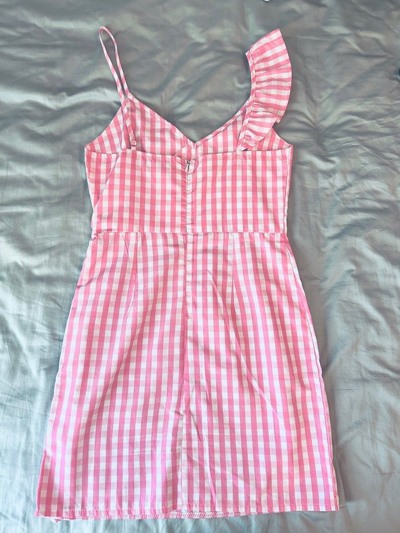 Gingham deals dress uk