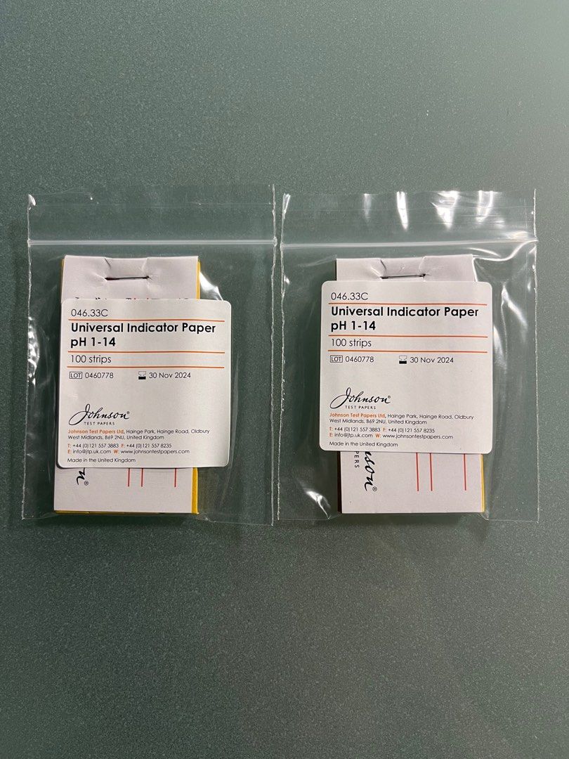 Universal Indicator Paper, Health & Nutrition, Medical Supplies & Tools ...