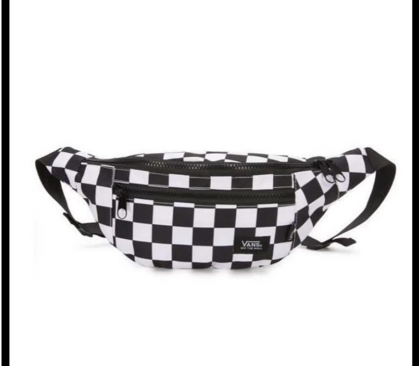 Checkerboard bum bag vans clearance