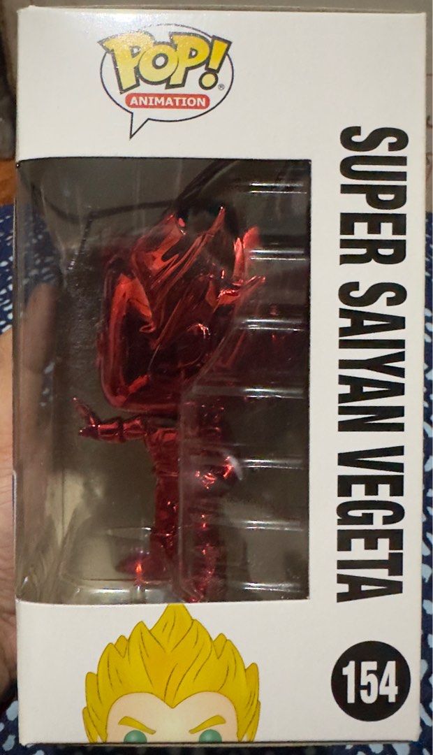 Vegeta Red Chrome Funko Pop Hobbies Toys Toys Games on
