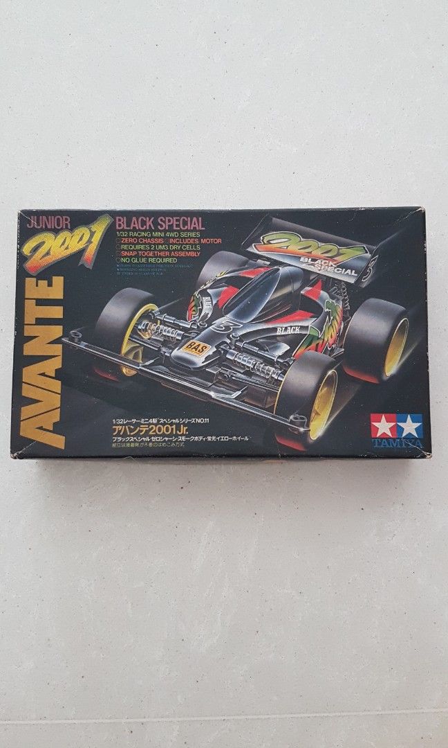 Vintage 1991 Tamiya 18511 Avante Junior 2001 Black Special